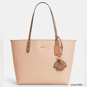Coach Blush Pink City Tote Bag